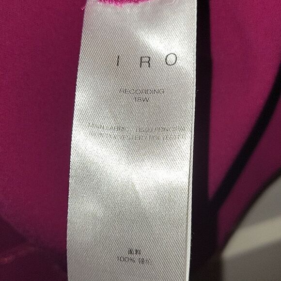 IRO Womens Recording Dress Fuschia Size XS 34 - Picture 5 of 10